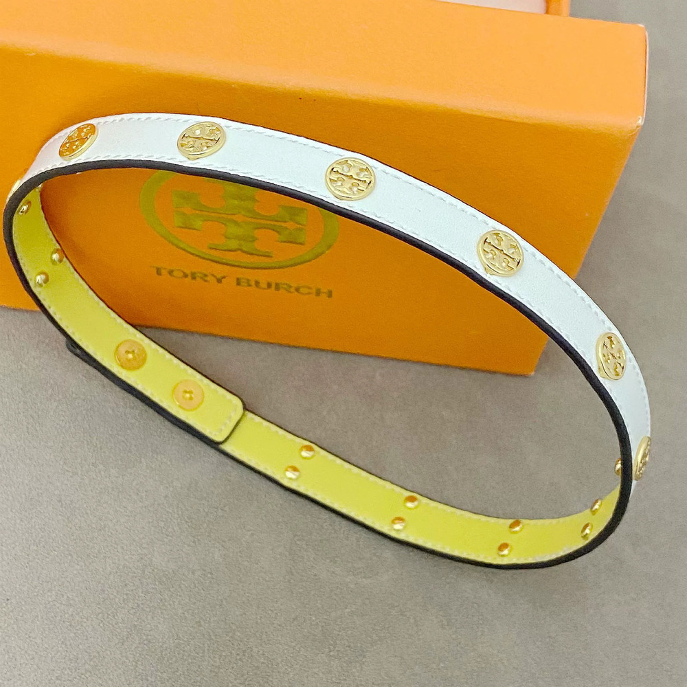 Tory Burch Leather Geometric Choker